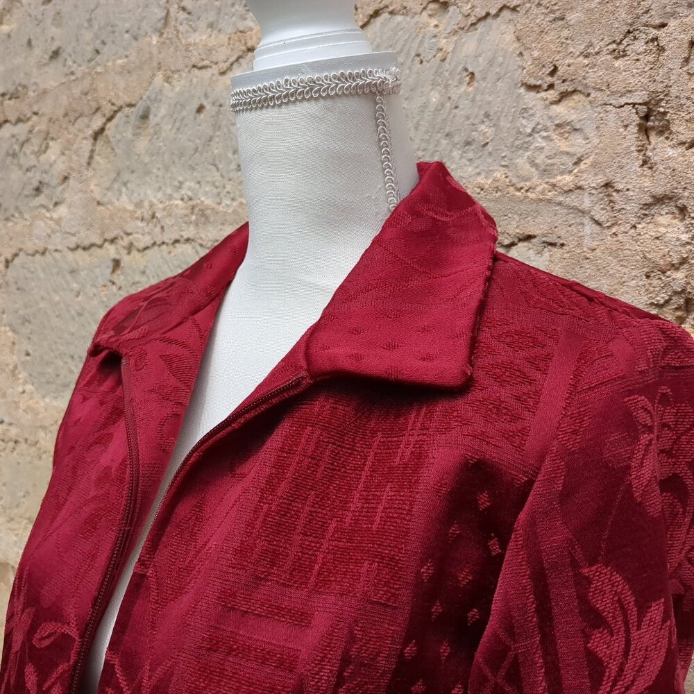 Red Renaissance Jacket with Zipper PS - Picture 5 of 10